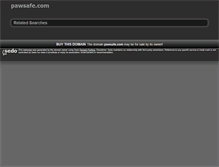 Tablet Screenshot of pawsafe.com